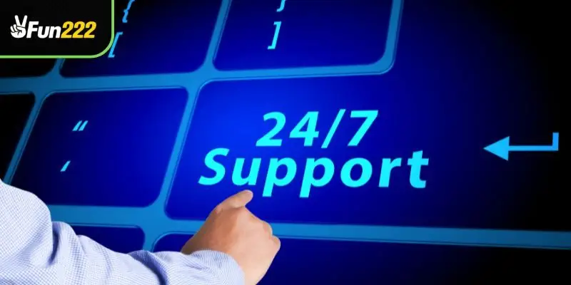 Hỗ trợ người chơi cá cược casino trực tuyến 24/7