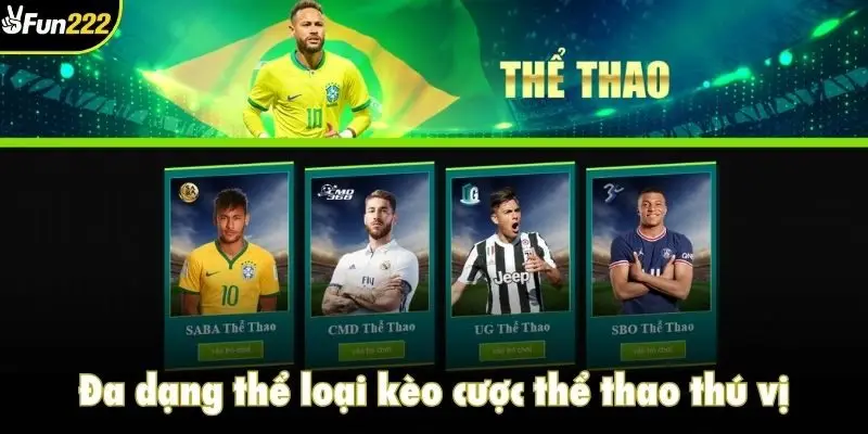 Đa dạng thể loại kèo cược thể thao thú vị