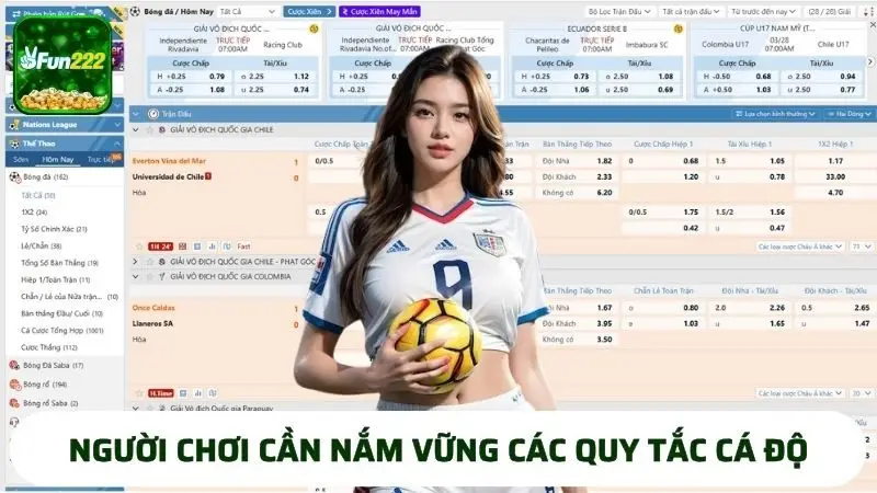 Người chơi cần nắm vững các quy tắc cá độ